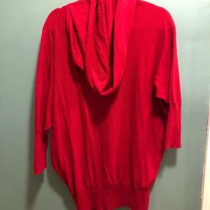 Oversized Red Knit Sweater